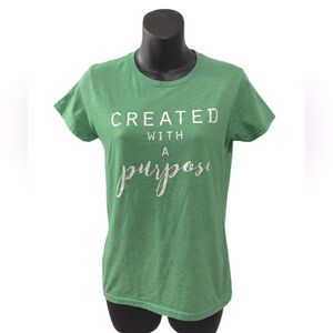 Created With A Purpose Tee, Gift for Christian Women, Faith Tee, Bible Verse